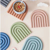 Rainbow Coaster Silicone Mold / Molde de Silicón para hacer Portavasos de Resina Arcoiris