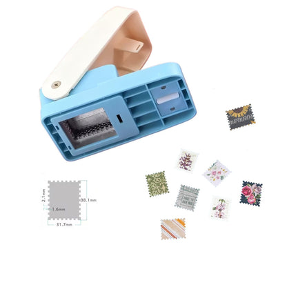 Perforadora Tipo Sello o Timbre Postal Grande