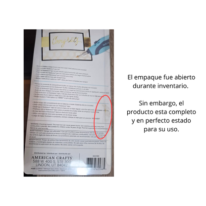 EA Herramienta de Calor para Aluminio / Heatwave Starter Kit Herramientas We R Memory Keepers