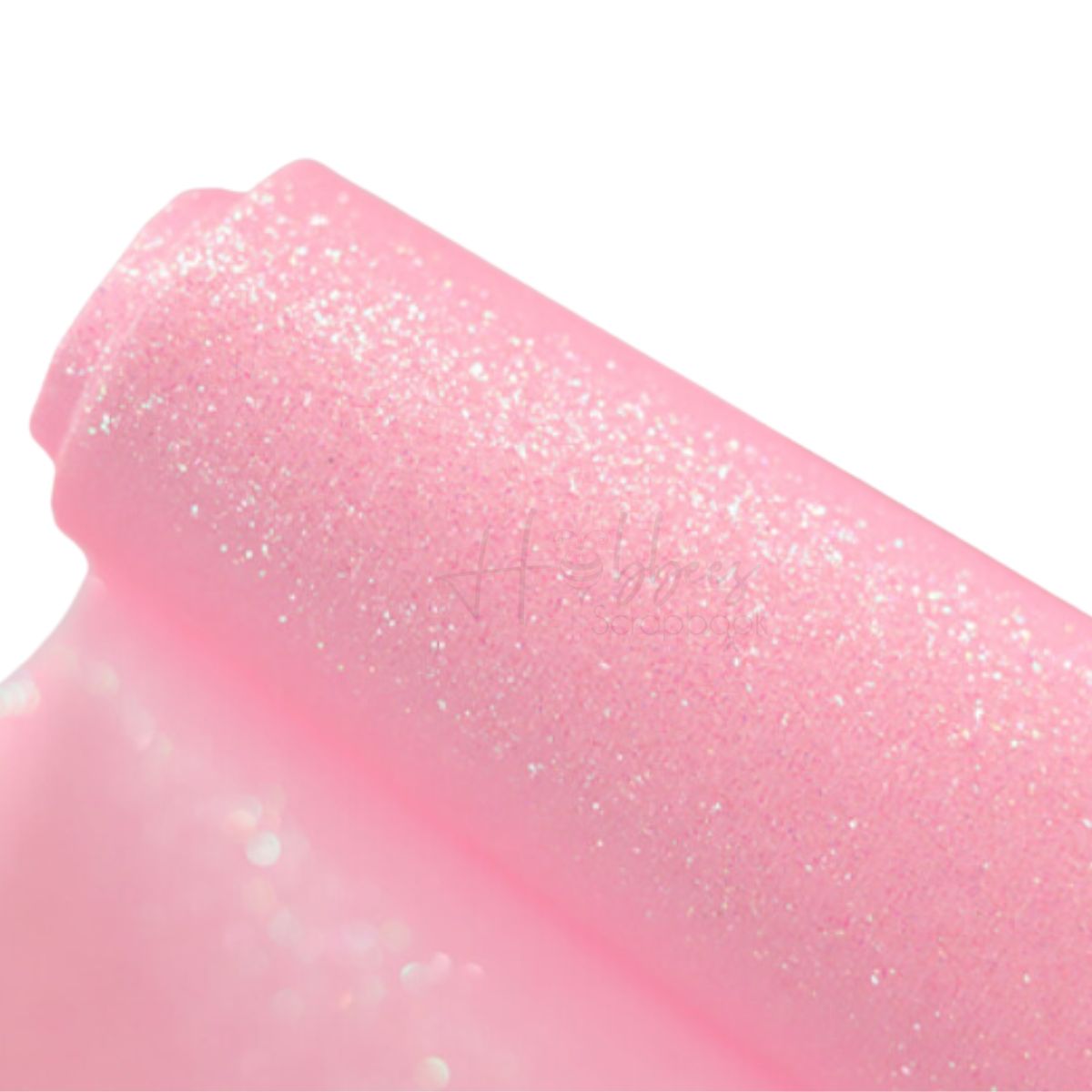 Tela Delgada Diamantada Baby Pink Glitter Fino