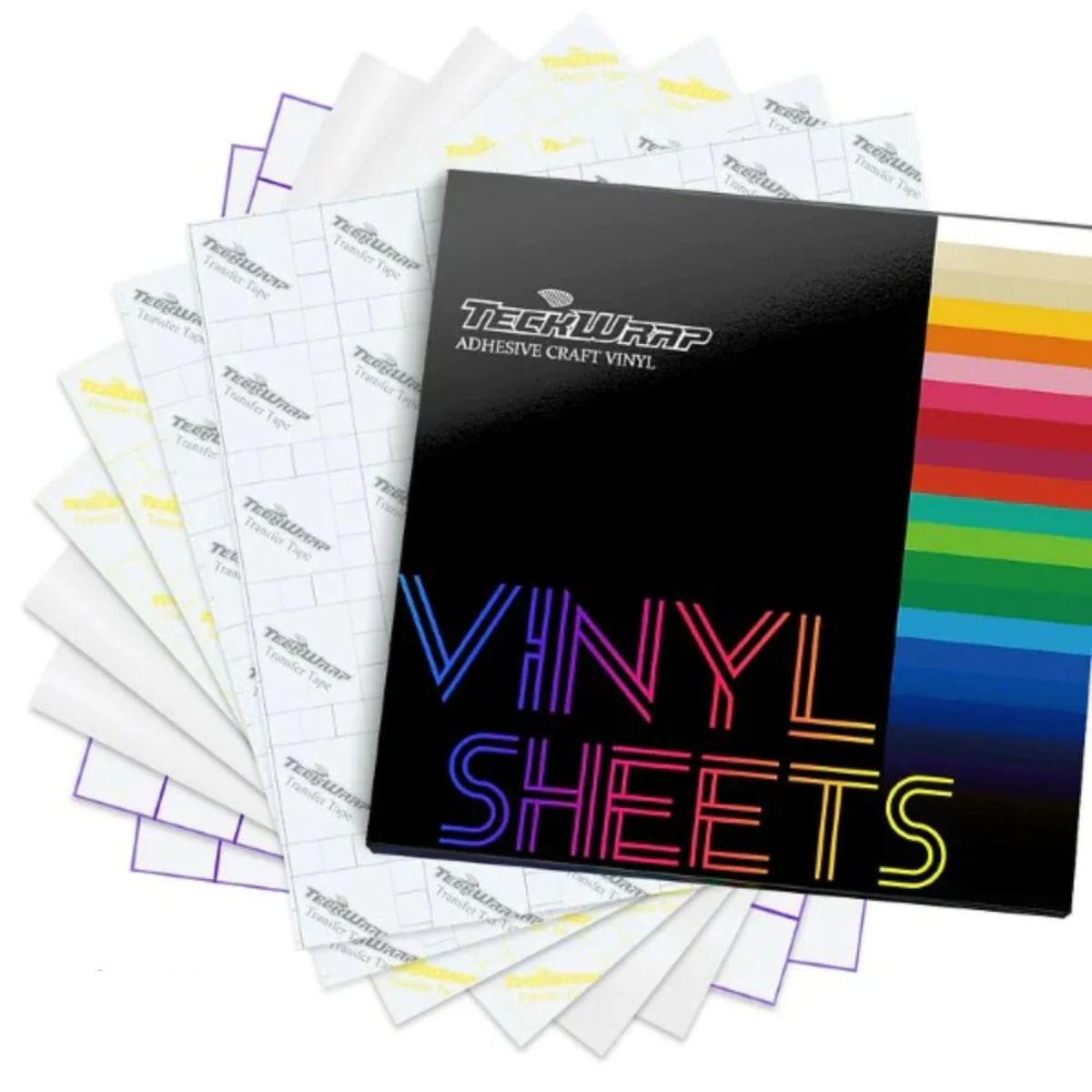 Transfer Tape Sheets Pack / Paquete de Hojas Papel Transfer Para Vinil Viniles Teckwrap