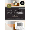 Single-Sided Mat Stack Neutrals /  Block de Cartulina Colores Neutrales 4.5&quot;