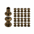 Tornillo Chicago SR Bronce para Encuadernación 6mm Encuadernacion Hobbees