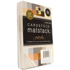 Single-Sided Mat Stack Neutrals /  Block de Cartulina Colores Neutrales 4.5&quot;
