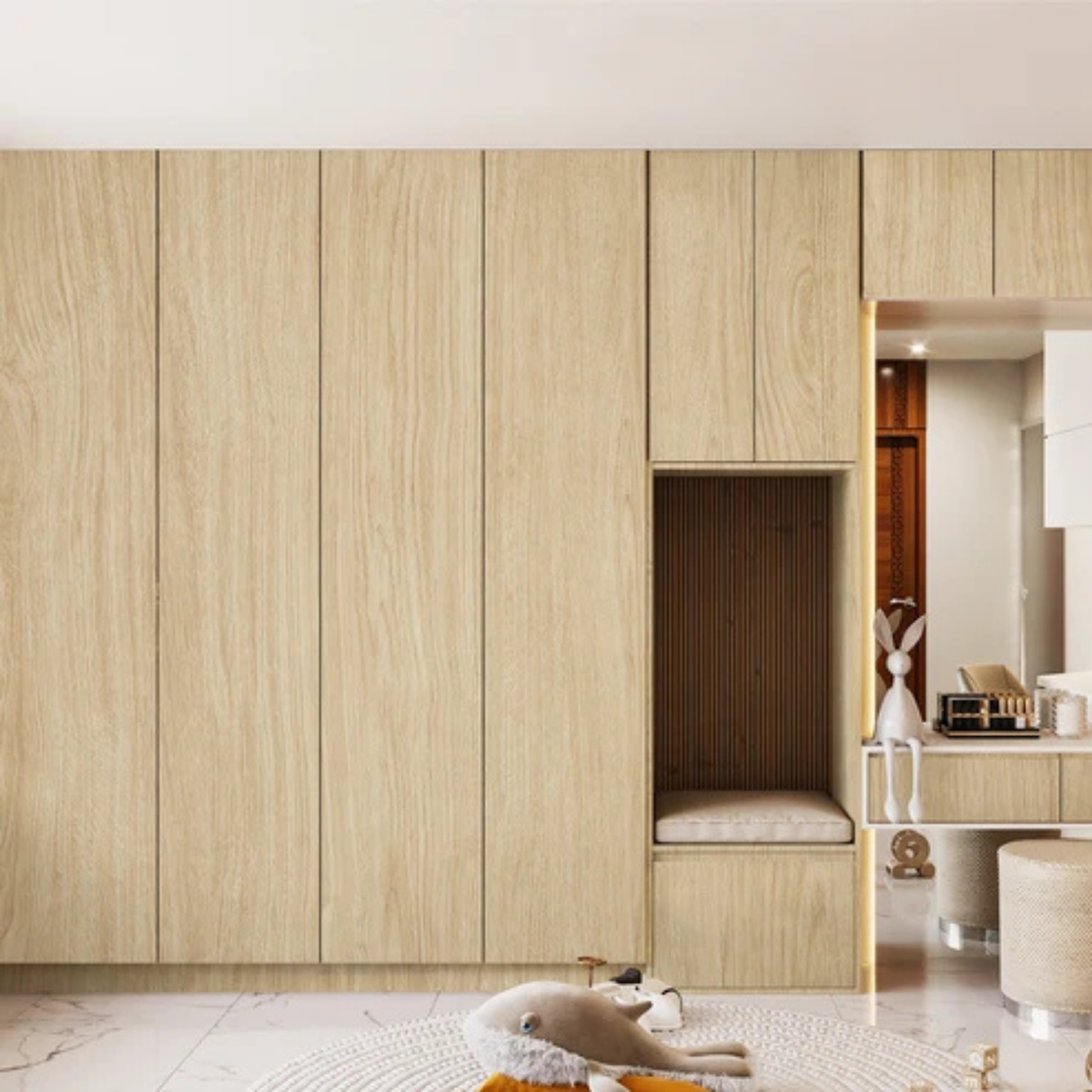 Interior Film Wash Oak / Roble Lavado Viniles Teckwrap