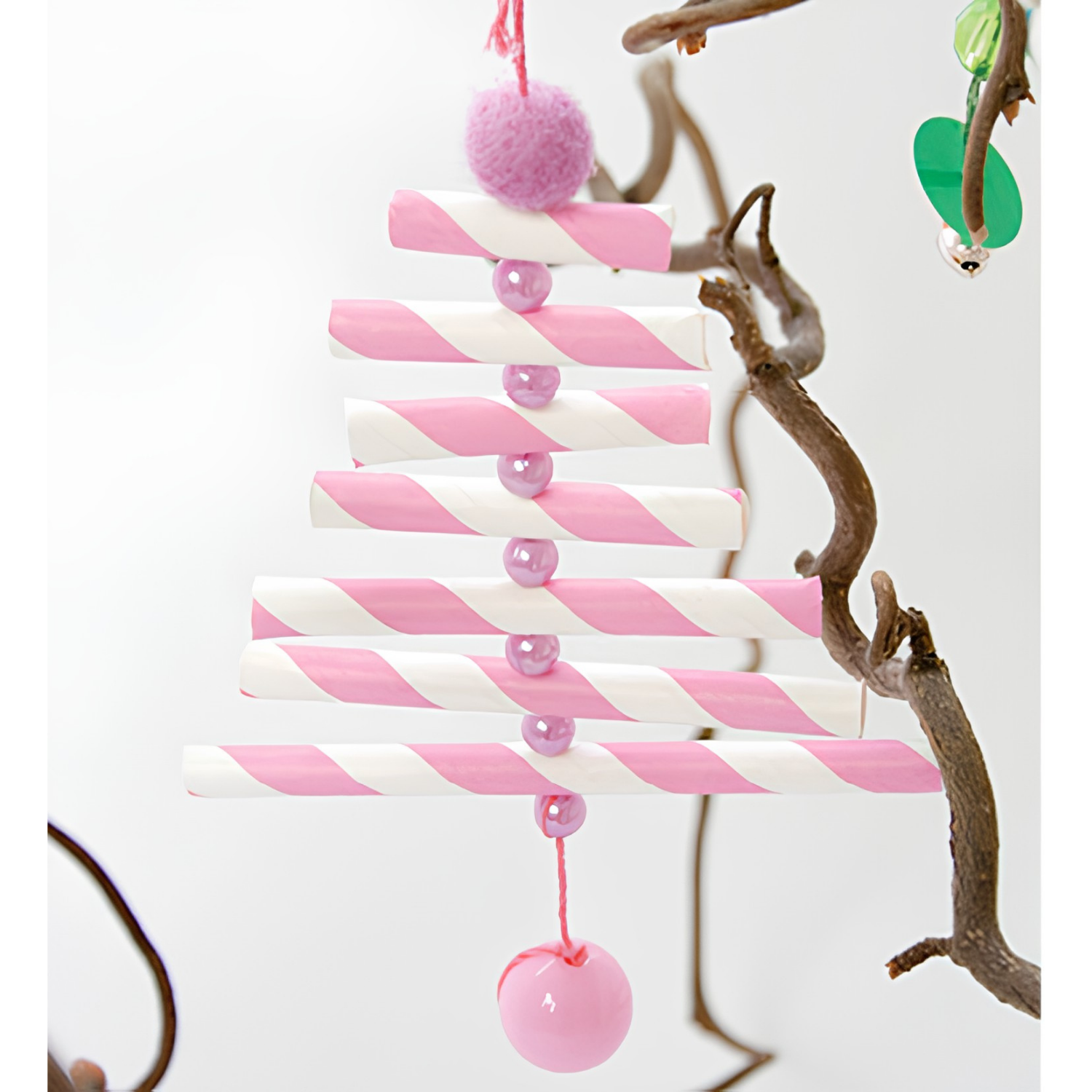 Paper Straws / Popote de Papel Decorativo Rosa Repostería American Crafts