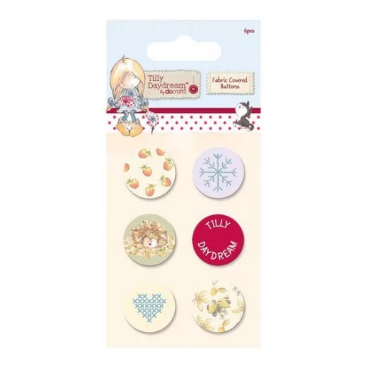 Tilly Daydream Buttons / Botones Decorativos Adornos / Embellishments Docrafts