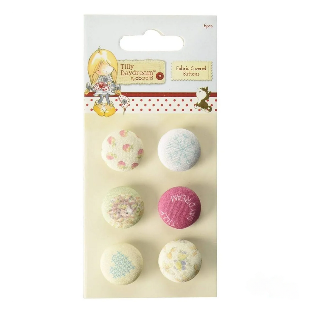 Tilly Daydream Buttons / Botones Decorativos Adornos / Embellishments Docrafts