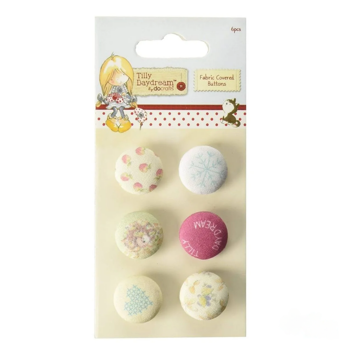 Tilly Daydream Buttons / Botones Decorativos Adornos / Embellishments Docrafts