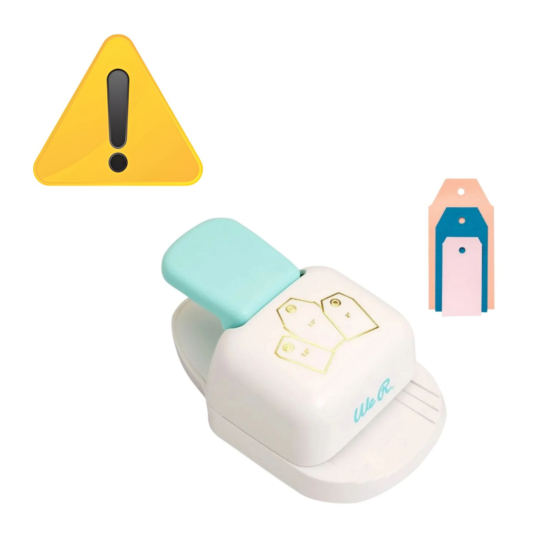 EA 3 in 1 Angled Tag Punch / Perforadora de 3 Etiquetas Angulares Perforadoras We R Memory Keepers