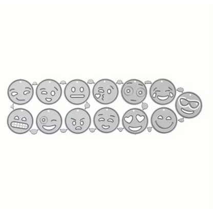 Suaje de Emoji Dados de Corte / Suajes / Troqueles Hobbees