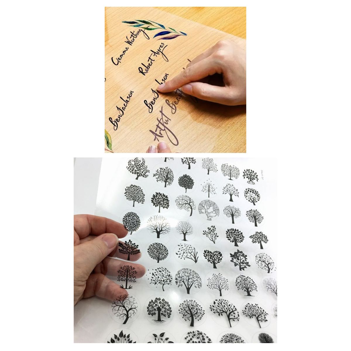 20 Hojas de Acetato para Impresión Ink Jet Acetato y Especializados Hobbees