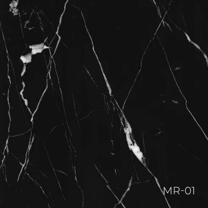 Interior Film Nero Marquina Marble / Mármol Nero Marquina Viniles Teckwrap