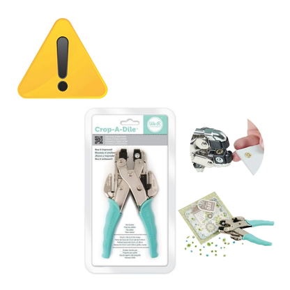 EA Crop-A-Dile Eyelet Setter / Perforadora y Cierra Ojillos Perforadoras We R Memory Keepers