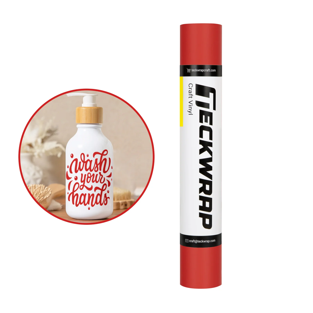 Economical Series Matte Vinyl Red / Vinil Adhesivo Mate Rojo Viniles Teckwrap