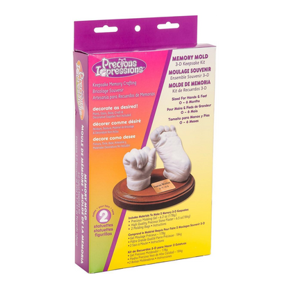 EA 3D Baby Memory Keepsake Kit / Kit de Recuerdos 3D Para Bebè Con Yeso