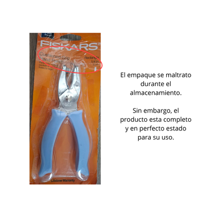 EA Cushioned Grip Hand Punch Rectangle 1/4" / Perforadora de Hoyitos de Rectángulo 0.6 cm Perforadoras Fiskars
