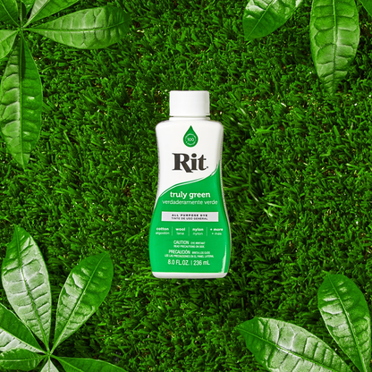 Rit Dye Liquid Truly Green / Líquido para Teñir Verde Truly Pintura para Tela Rit