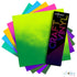 Neon Cold Color Changing Vinyl Sheets Pack / 5 Hojas De Vinil Cambian De Color Frío De Neón Descontinuado Teckwrap