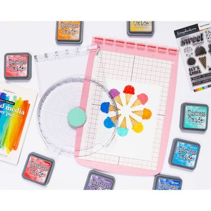 Stamp &amp; Spin Tool / Accesorio Para Plantillas Y Sellos Herramientas Sizzix