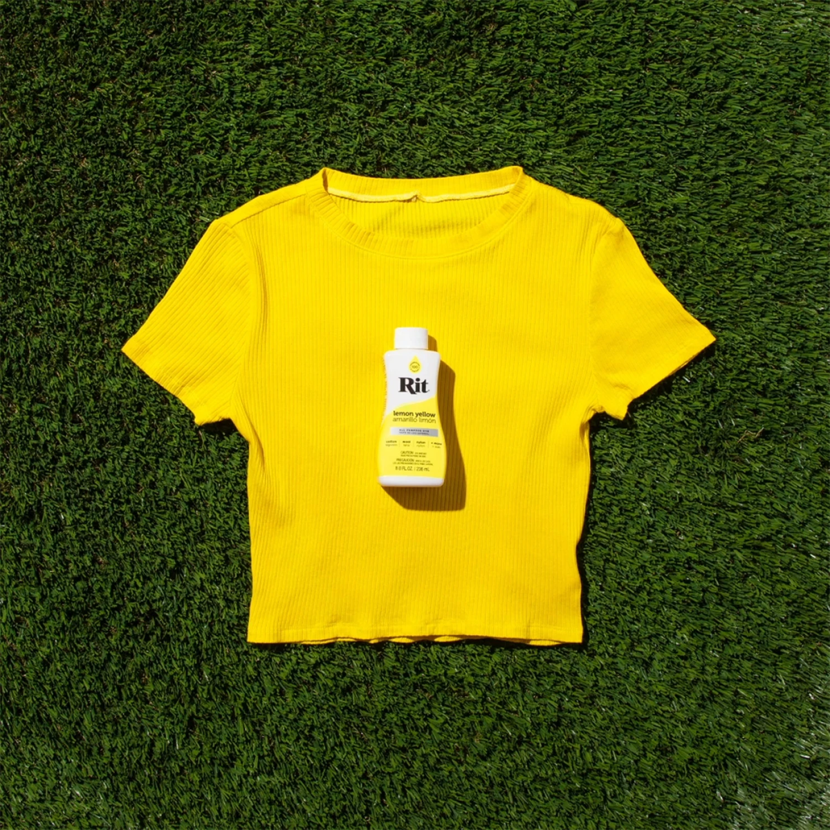 Rit Dye Liquid Lemon Yellow / Líquido para Teñir Amarillo limón Pintura para Tela Rit