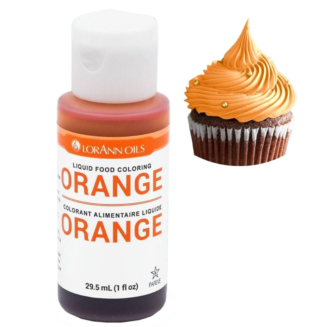 Food Coloring / Colorante Para Alimentos Naranja Repostería LorAnn Oils