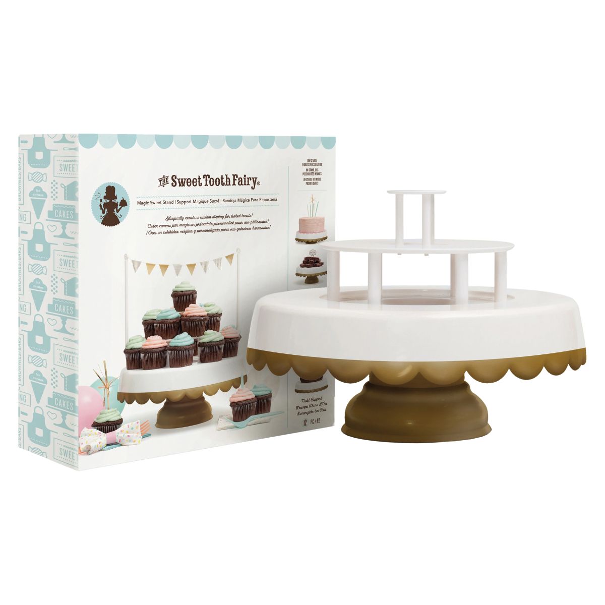 Magic Sweet Stand Gold Dipped / Base Mágica Para Repostería Con Dorado Repostería Sweet Tooth Fairy