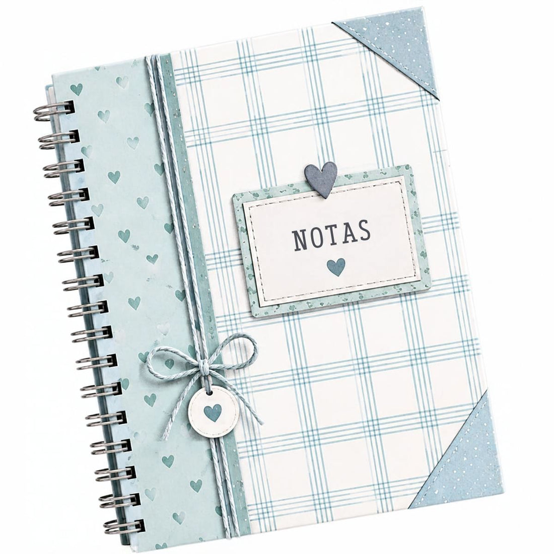 Blue Plaid Double-Sided Cardstock / Cartulina Estampada Doble Cara Cuadros Azules 12 x 12" Papel, Hojas Sueltas American Crafts