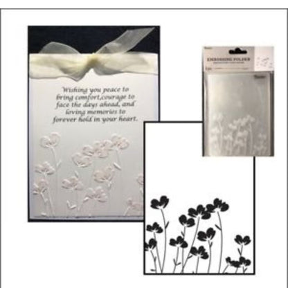 Embossing Folder Flowers / Folder de Grabado Flores Folders de Grabado Darice
