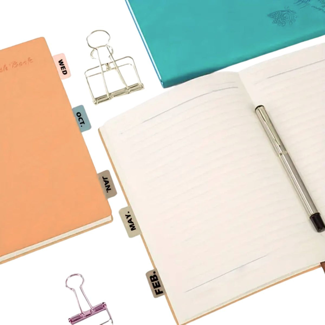 120 Pestañas Adhesivas de Colores Agendas y Journals Hobbees