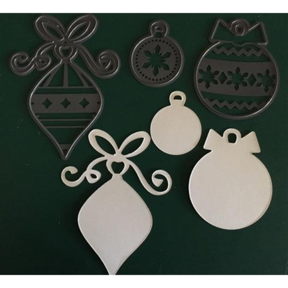 Ornaments Dies / Adornos Navideños Dados de Corte / Suajes / Troqueles Darice