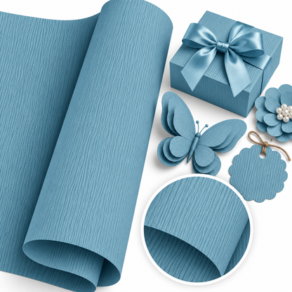 Fourz Cardstock Whirlpool / 10 Hojas de Cartulina Color Azul Verdoso 30.5 cm Papel, Hojas Sueltas Bazzill