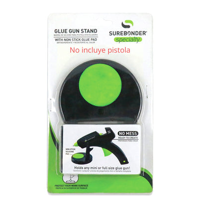 Glue Gun Stand &amp; Non-Stick Pad / Soporte para Pistola de Silicón Accesorios SureBonder