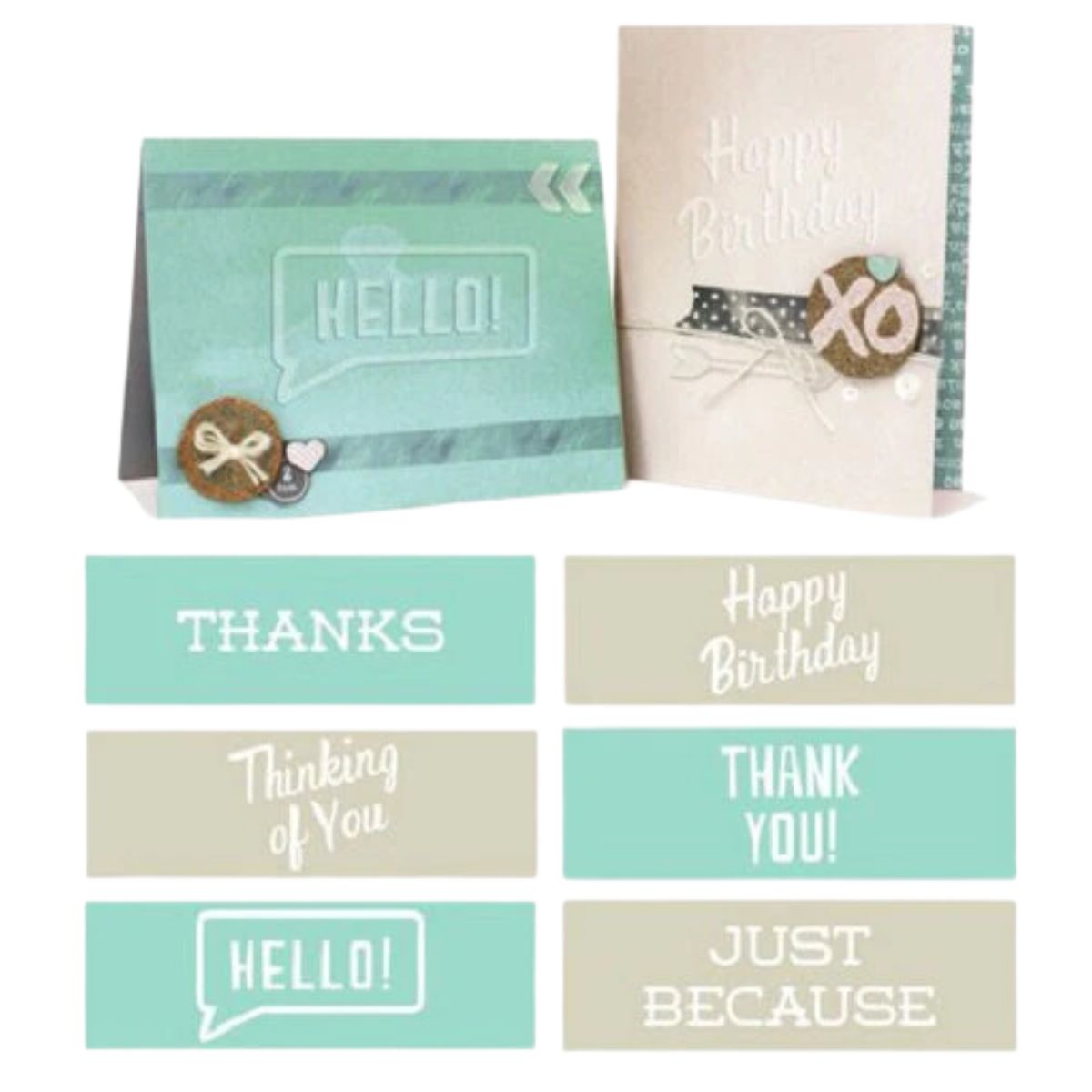 Greeting Cards Embossing Strips / Folders de Grabado para Tarjetas