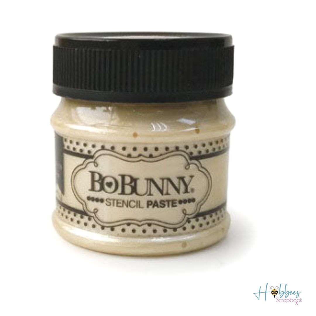 Stencil Paste Chiffon / Pasta Texturizadora Oro Claro Pastas Texturizadoras y Medios Mixtos BoBunny