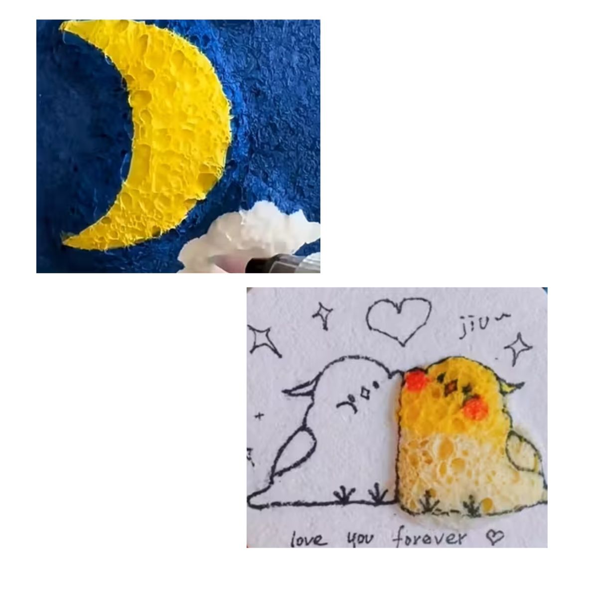 Kit Esponja Mágica 3D + Pincel de Agua