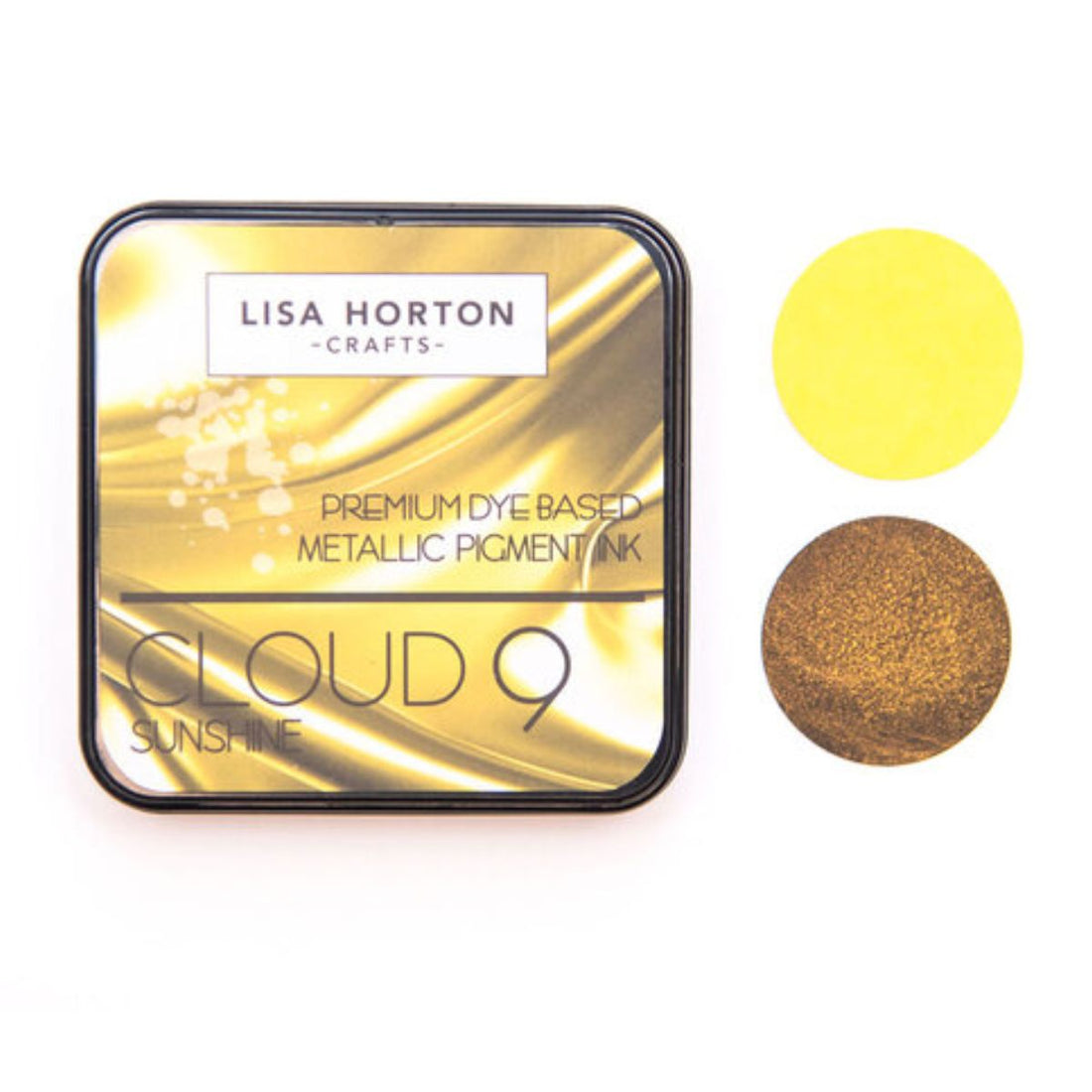 Metallic Pigment Ink Pad / Tinta Metálica Para Sellos Sunshine Tinta para Sellos Lisa Horton Crafts