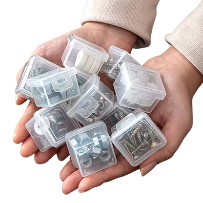 5 Mini Cajitas Organizadoras Transparentes Almacenamiento y Organización Hobbees