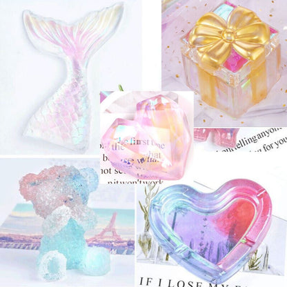 Laminas de Papel Aurora para Resina Epóxica Descontinuado Hobbees