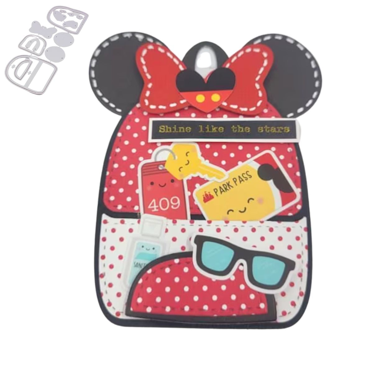 Suaje de Back Pack Mickey Dados de Corte / Suajes / Troqueles Hobbees