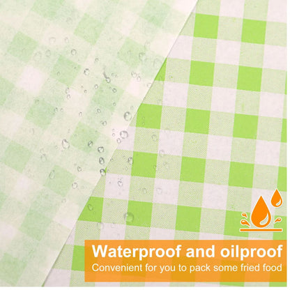 80 Hojas de Papel Vegetal Grado Alimenticio Cuadritos Repostería Hobbees