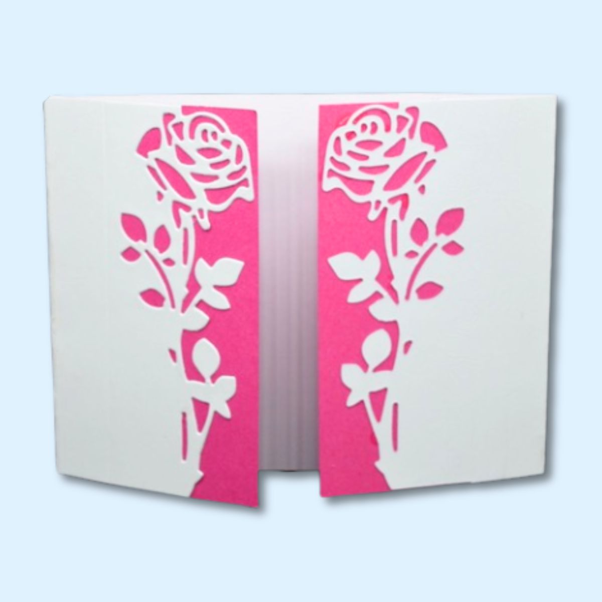 Troquel de Borde de Rosa Floral con Tallos Dados de Corte / Suajes / Troqueles Lyssette Guiot Crafts