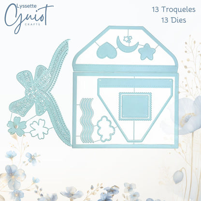 Troquel de Sobres Elegantes Dados de Corte / Suajes / Troqueles Lyssette Guiot Crafts