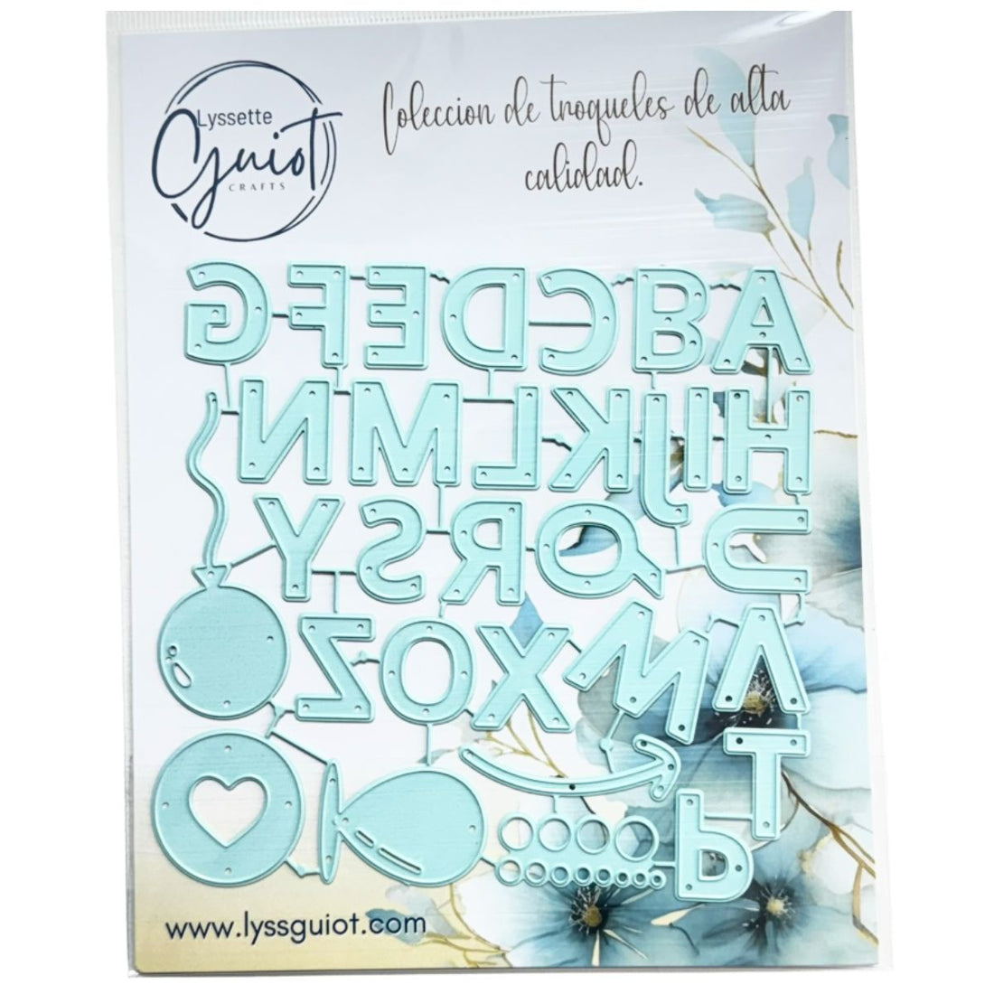 Troquel de Alfabeto Mayúsculas Troqueles Lyssette Guiot Crafts