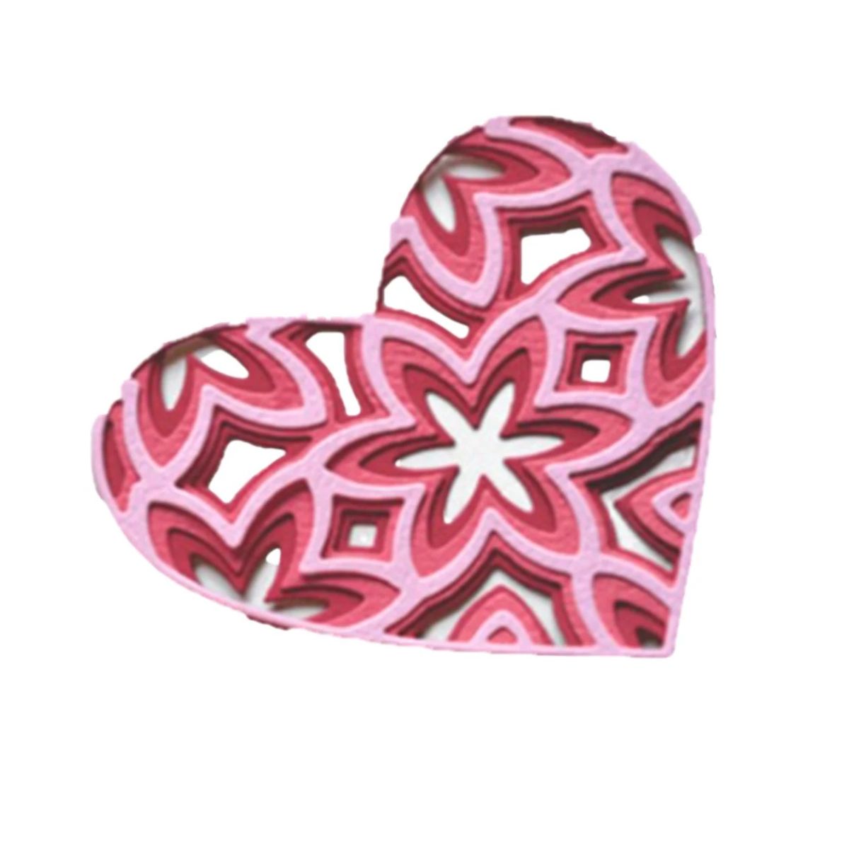 Suaje de Corazón en Capas Dados de Corte / Suajes / Troqueles Hobbees