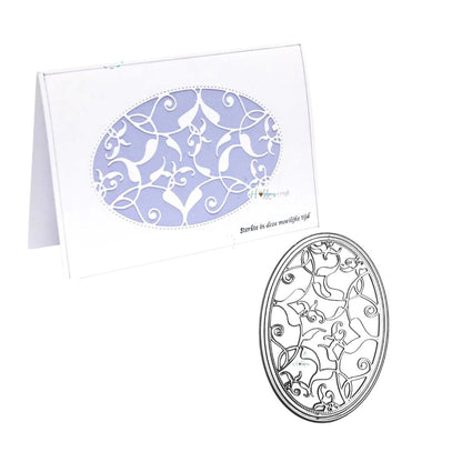 Suajes de Marco Ovalado de Encaje Dados de Corte / Suajes / Troqueles Hobbees