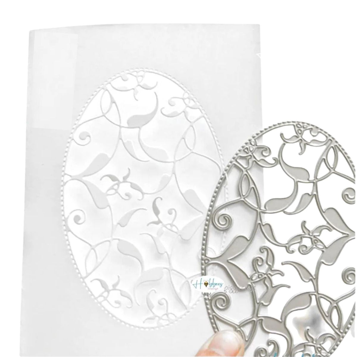 Suajes de Marco Ovalado de Encaje Dados de Corte / Suajes / Troqueles Hobbees