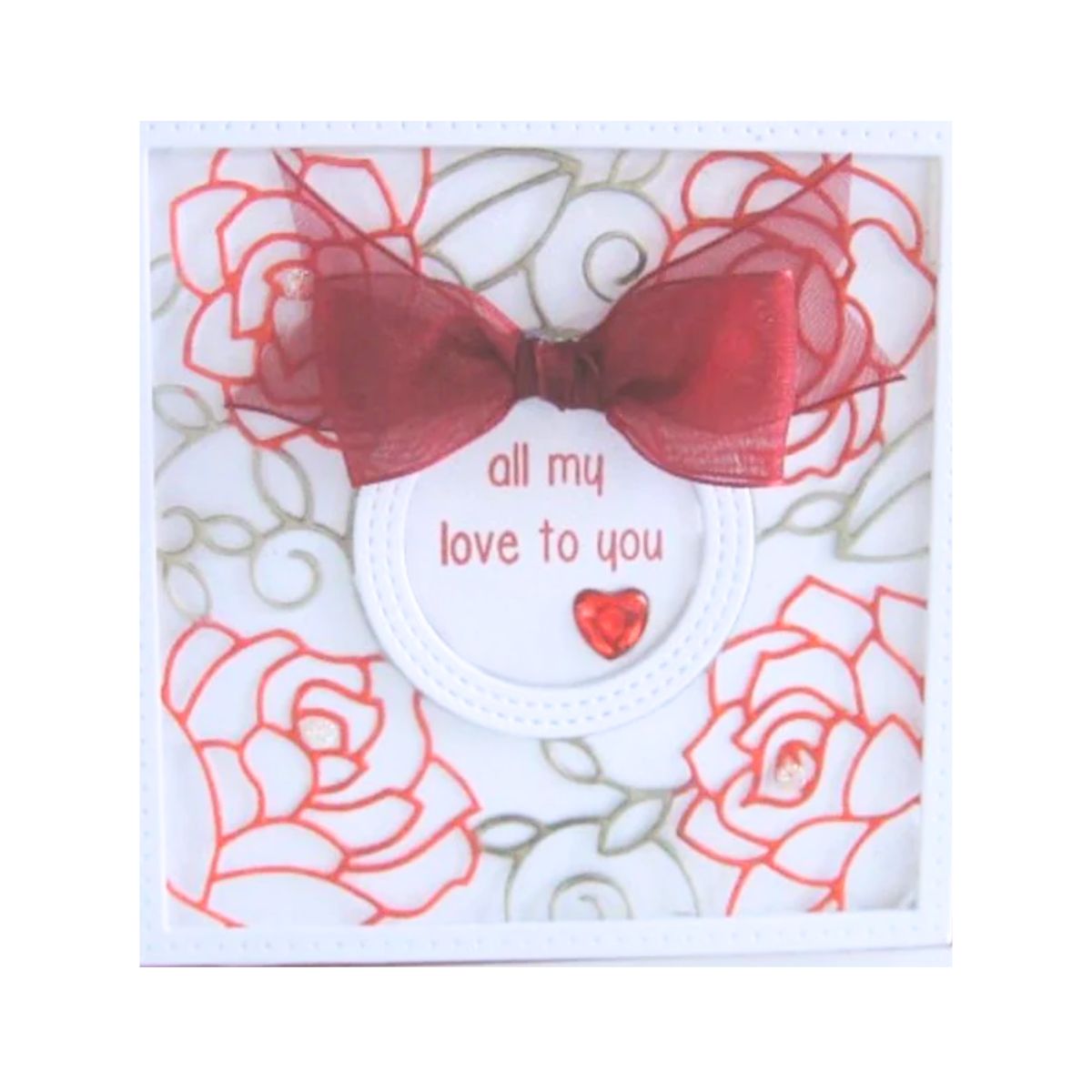 Suaje de Marco de Rosas Dados de Corte / Suajes / Troqueles Hobbees