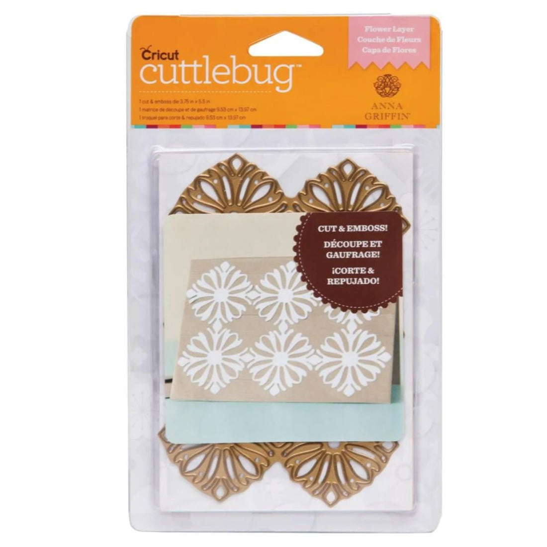 Suaje de Corte Para Hacer Fondo de Capa De Flores / Flower Layer Dados de Corte / Suajes / Troqueles Cuttlebug