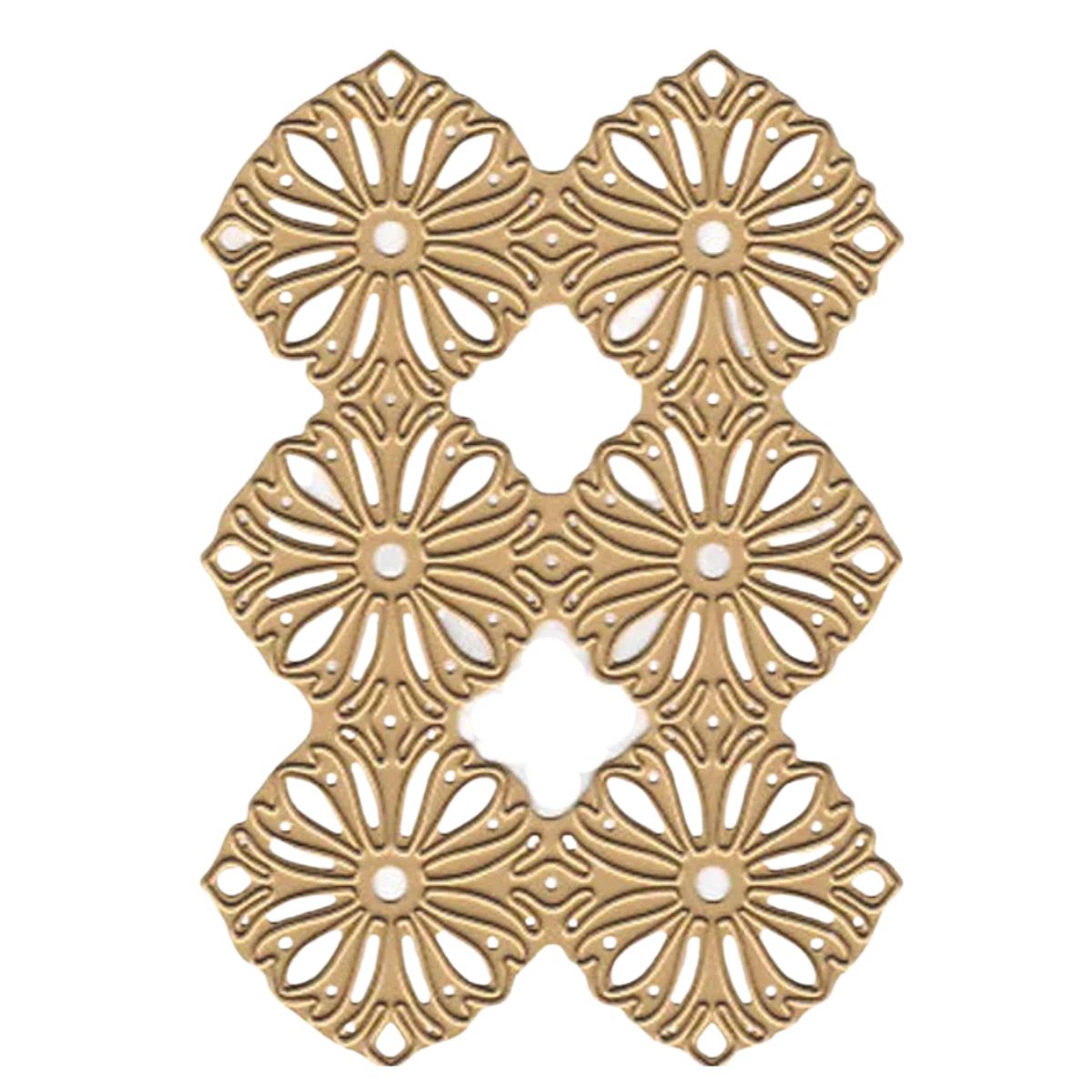 Suaje de Corte Para Hacer Fondo de Capa De Flores / Flower Layer Dados de Corte / Suajes / Troqueles Cuttlebug